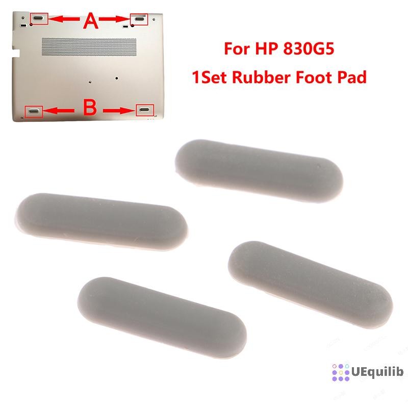 Uequilib 1 ชุดแล็ปท็อปยางแผ่นเท้าสําหรับ 830 G5 Anti Slip Pad ฟุตฐานด้านล่างเปลี่ยนใหม่