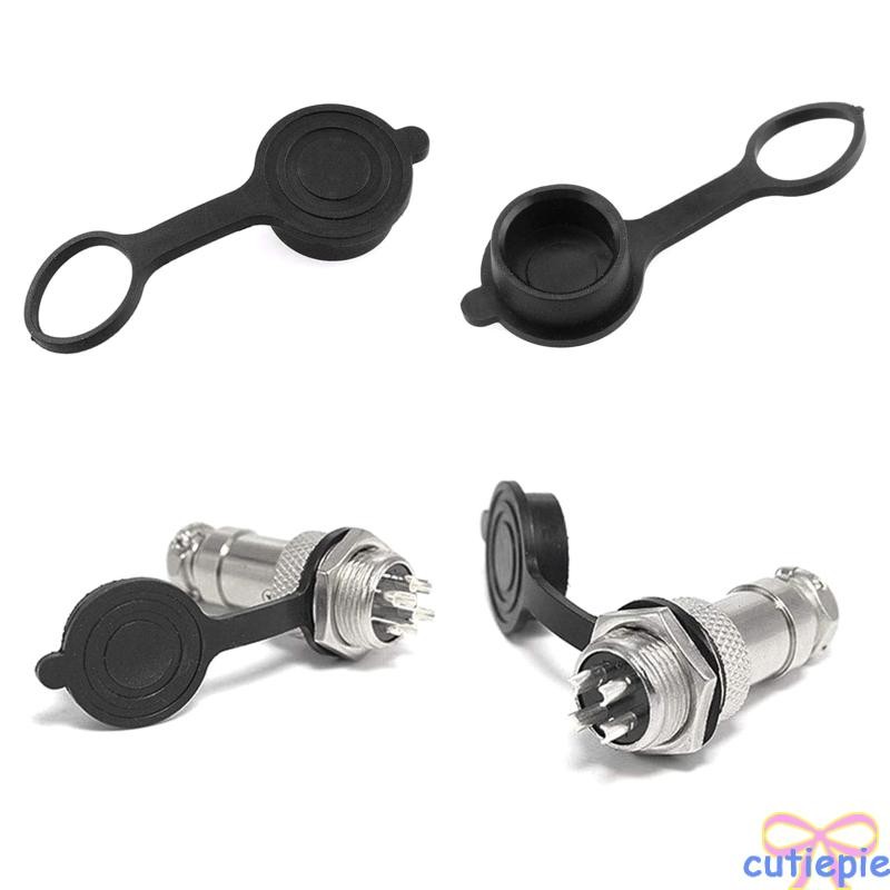 Cutie GX12 GX16 GX 20 Aviation Connector Plug Cover ยางกันน้ํา Cap Protector