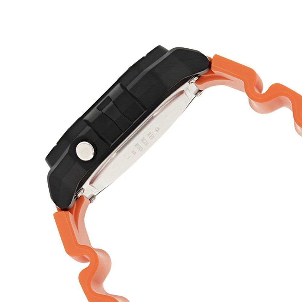 CASIO นาฬิกาข้อมือ CASIO รุ่น W-218H-4B2VDF วัสดุเรซิ่น สีส้ม
