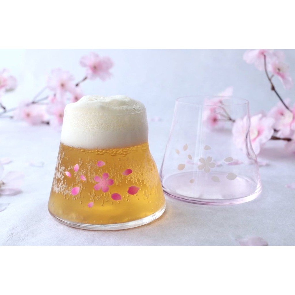 Japan Official | MARUMO TAKAGI [0100-059-00] 'Cool Cherry Blossom Dance Mount Fuji' 'Hoei Glass' 'Cl