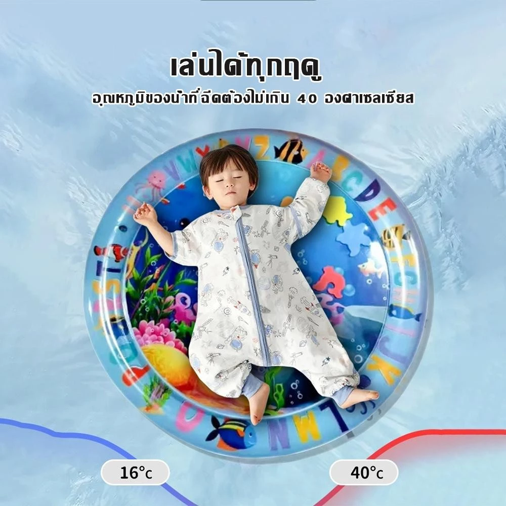 เสื่อเล่นน้ำเด็กเป่าลม thumbnail 4