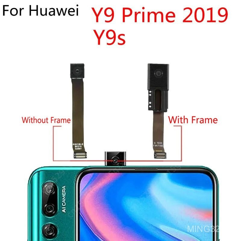 กล้องมองหน้าสําหรับ Huawei Y9S Y9 Prime 2019 Frontal Facing กล้องโมดูล Flex Cable