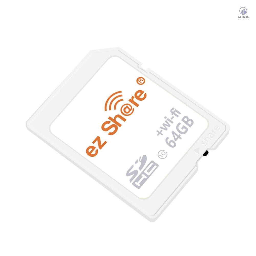 EZ Share SD Card Wireless WiFi Share Card Flash Card Class 10 64GB สําหรับ Canon//