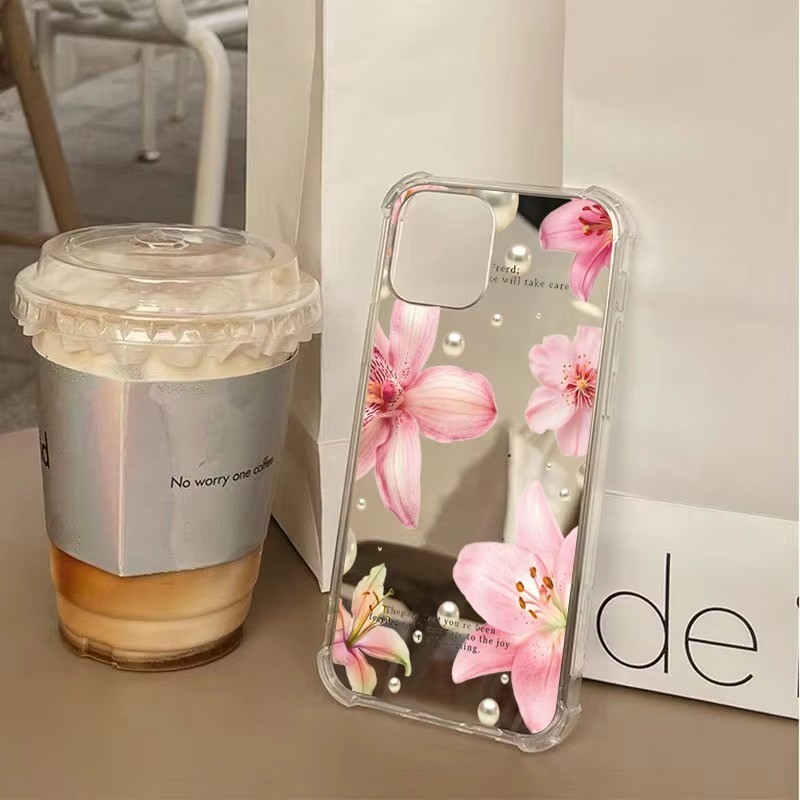ฤดูร้อนผลไม้ค็อกเทล Sun รูปแบบสําหรับ iPhone 16 15 14 13 12 11 Pro Max XS X XR 7 8 Plus SE2 Make Up กระจกกันกระแทก ราคา ถูกที่สุด ดีลบีเคเค แกลเลอรีภาพที่ 4
