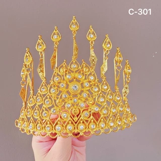 กะบังหน้า สีเงิน สีทอง เครื่องประดับผม มงกุฏครึ่ง นางรำ