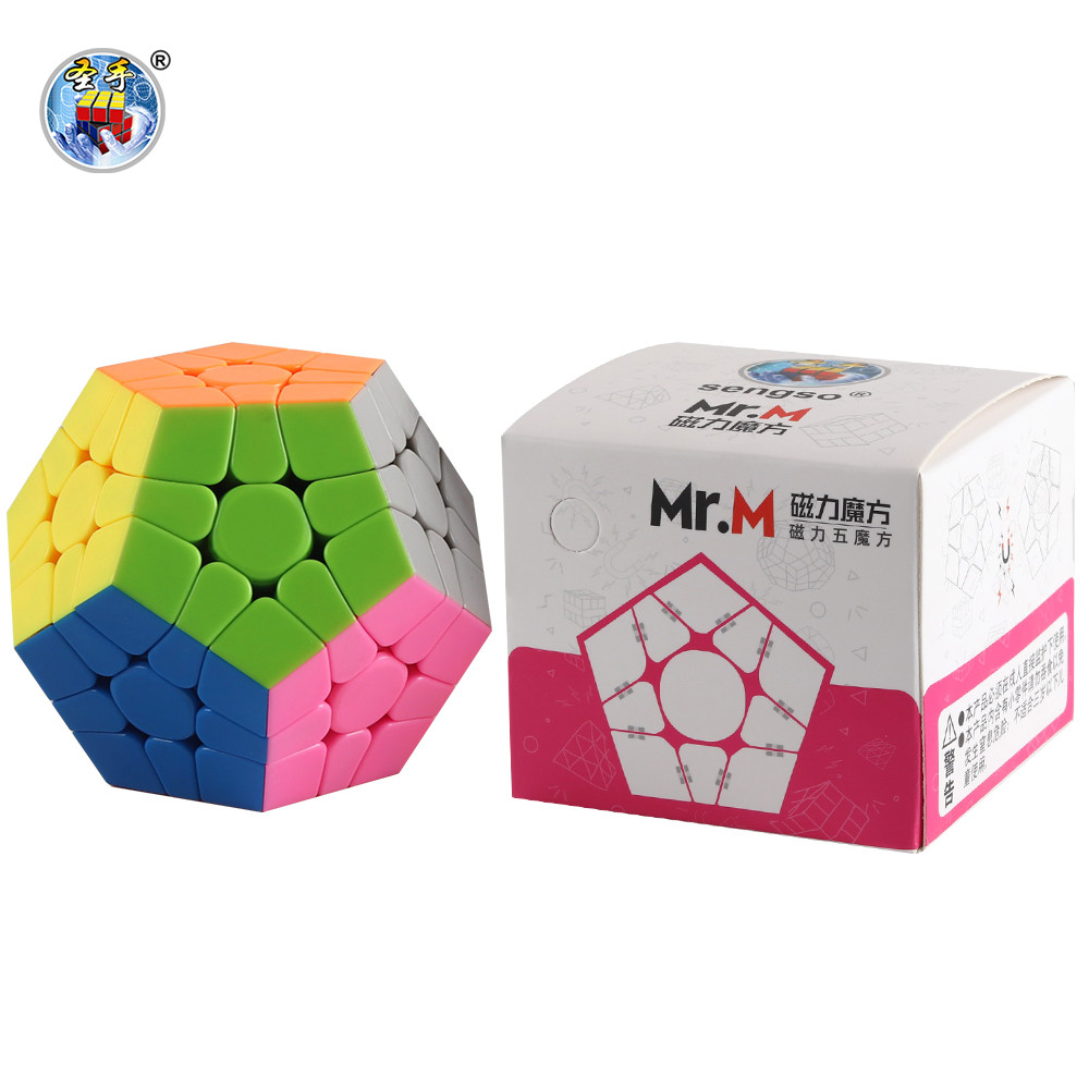 ShengShou Mr.M Megaminx 3X3 Magnetic Cube Professional Speed Megaminx ปริศนาของเล่น