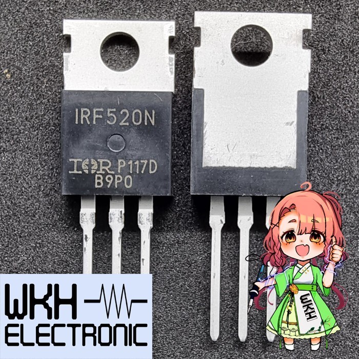 EWR27 IRF520N IRF520 IRF 520 IRF 520 N MOSFET TO220 ทรานซิสเตอร์