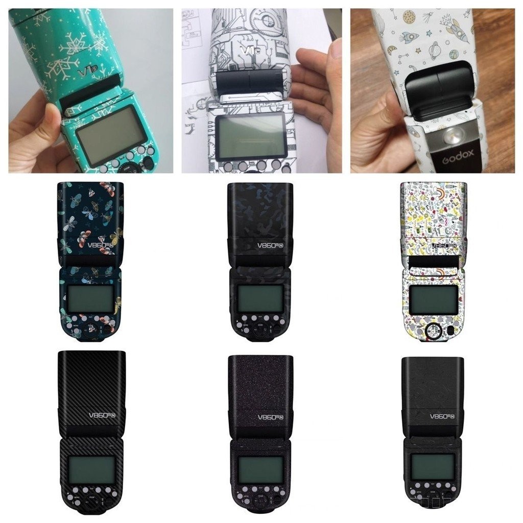 ฟิล์มป้องกันไฟแฟลช Godox V100 ฟิล์มเปลี่ยนสี