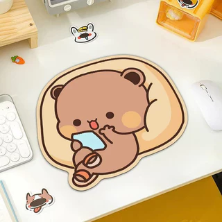 การ์ตูน Yier Bubu แผ่นรองเมาส์กันลื่นน่ารักโต๊ะทำงาน Pad แป้นพิมพ์แล็ปท็อป Pad