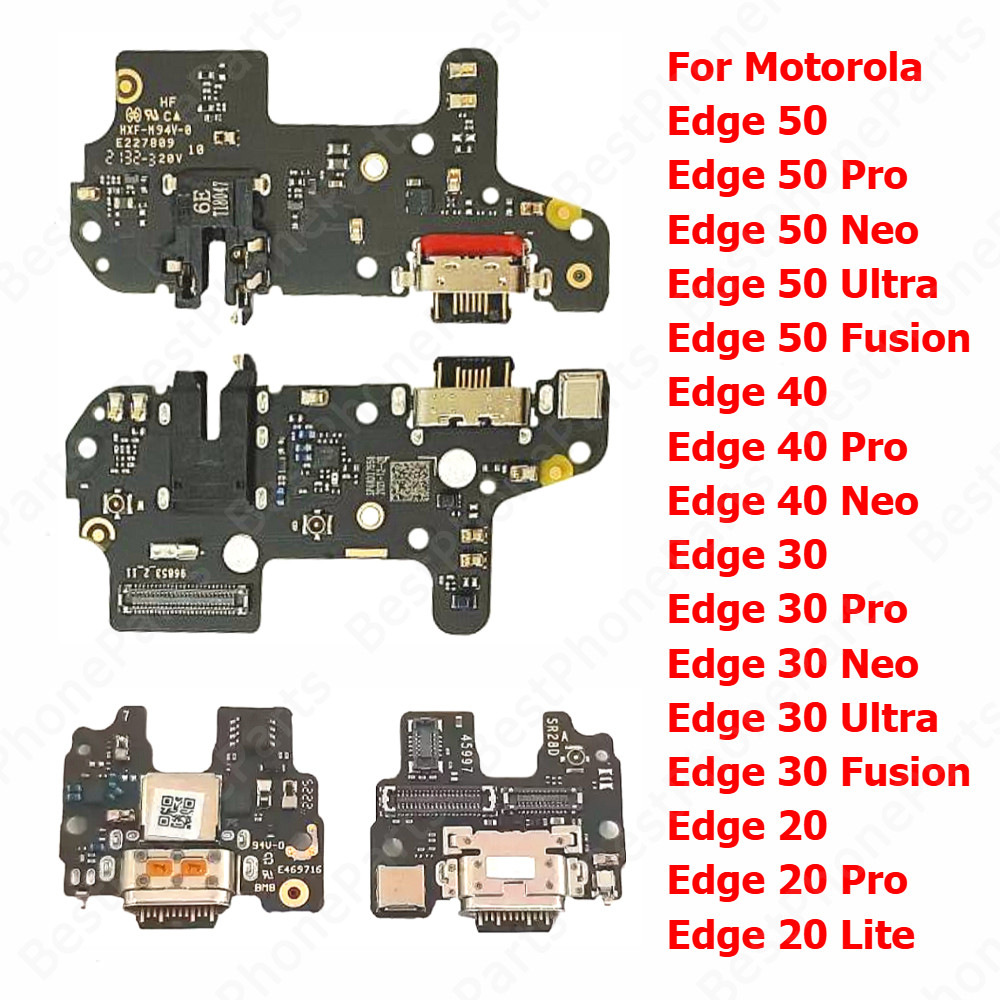ชาร์จสําหรับ Motorola Edge 50 Pro 40 Neo 30 Fusion Ultra 20 Lite พอร์ตชาร์จ Usb Connector Dock แผ่นซ็อกเก็ตอะไหล่โทรศัพท์