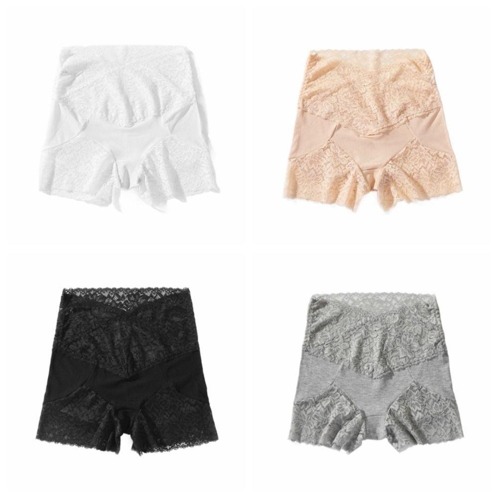 เซปเบอร์ ลูกไม้กางเกงนิรภัย,ตาข่ายโปร่งใสดอกไม้กางเกงขาสั้นไม่มีรอยต่อ,หวานเอวสูงชุดชั้นในท้องควบคุมสุภาพสตรี เลกกิ้ง กางเกงขาสั้นสุภาพสต - รูปที่ 2