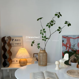 [พร้อมส่ง] Jnihouse : กิ่งไม้ประดิษฐ์ ใบ5แฉก (Green leaves)(Tree)