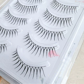 Natural Cross 5 คู่ขนตาปลอม Lash Extension U-รูปหนาแน่นการ์ตูน Eye Reusable เกาหลีแต่งหน้าเครื่องสําอาง K-POP ความงาม