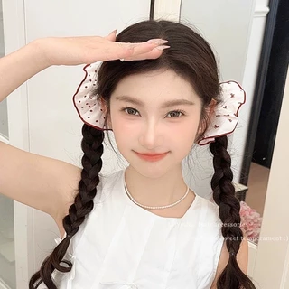 ยางรัดผมลายน่ารักๆมาใหม่ แฟชั่นประดับผม พร้อมส่ง