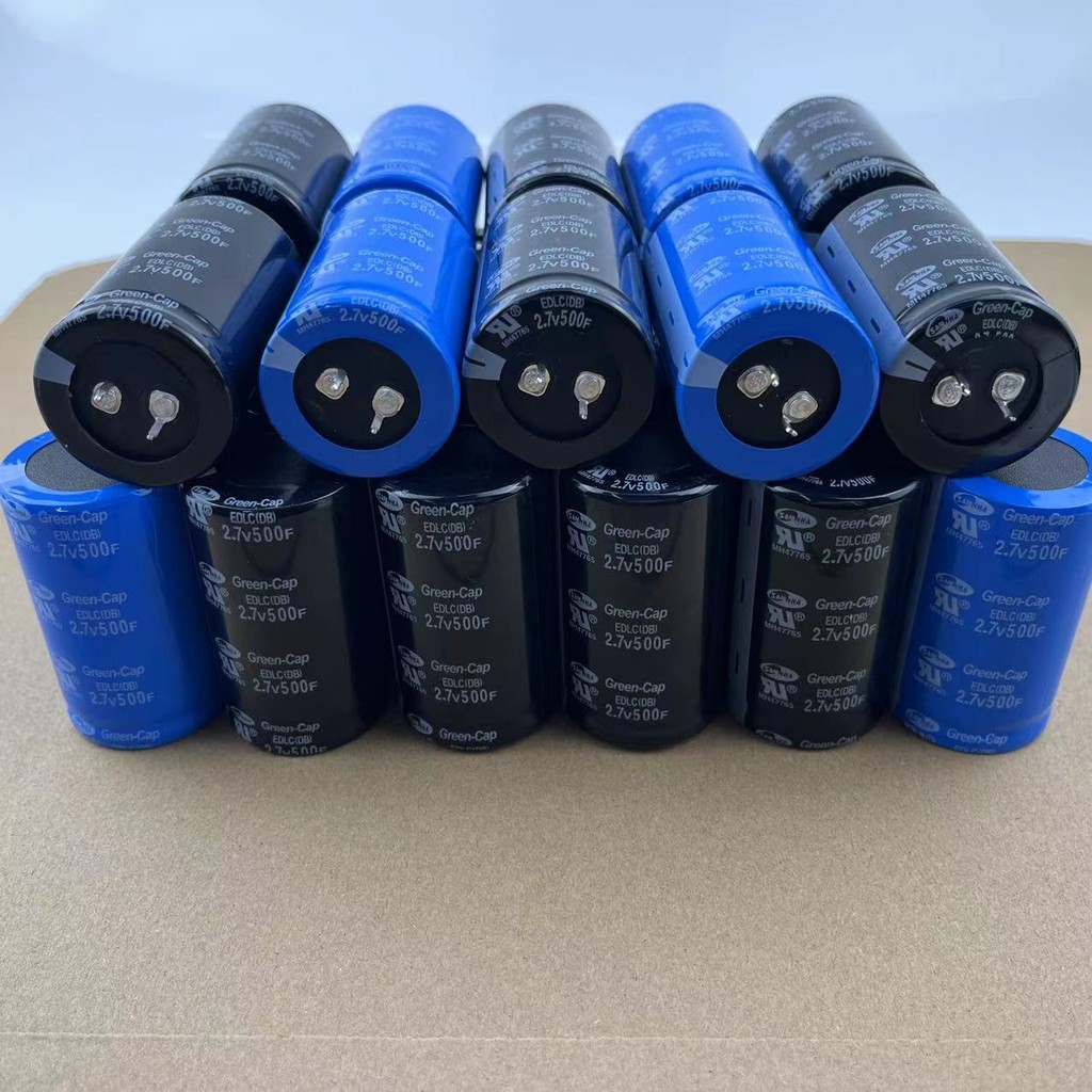 ใหม่เอี่ยม 2.7V 500F SAMWHA Super Farad ตัวเก็บประจุ 2.7v500f 35X60mm Car Capacitor