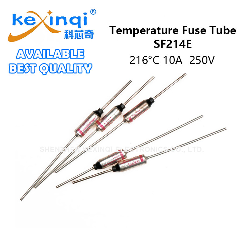 (5 ชิ้น) ฟิวส์ความร้อน SF214E 216°C 216C 10A 250V ฟิวส์ตัดอุณหภูมิ