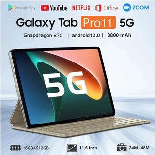 Tablet Baru Android 12 Inci Layar Tinggi Definisi 5G Dual SIM WiFi Belajar Hiburan Kantor Murah Hot Sale Garansi Resm