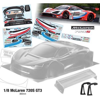 1/8 GT Ping Sports Car Shell GT3 Mclaren Mclaren 720S Jingshang GT2 AMG GT8L GT8LE