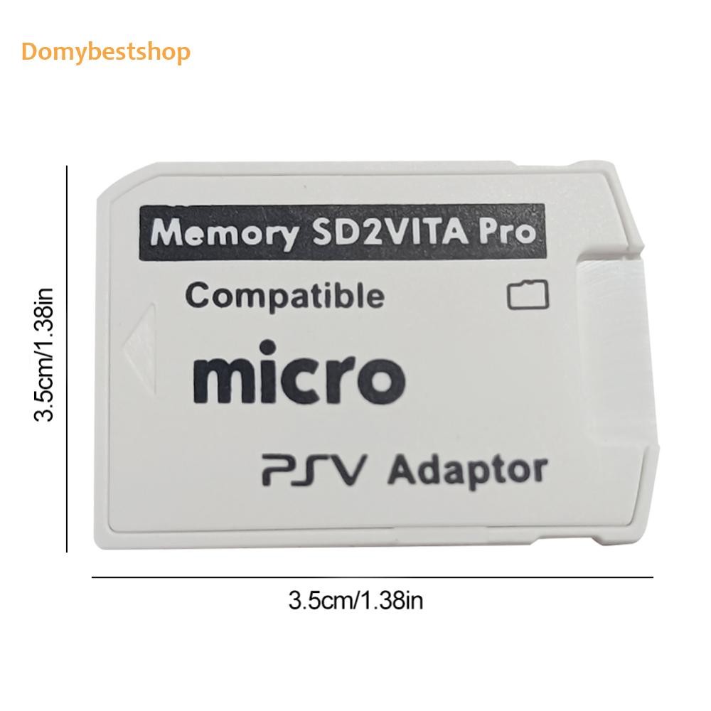 1-10pcs SD2VITA อะแดปเตอร์การ์ดหน่วยความจําสําหรับ PS Vita PSV 1000 2000 3.65 ระบบสําหรับ PS Vita การ์ดเกมหน่วยความจํา TF Card SD Card Holder [Domybestshop.th] ราคา ถูกที่สุด ดีลบีเคเค แกลเลอรีภาพที่ 2