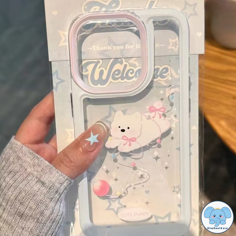 ลูกสุนัขน่ารักเคส OPPO A15 A16 A17 A58 A5s A38 A12 A5 A7 A78 A36 A57 A51 A9 A76 A1K A53 A3S A54 A31 การ์ตูนคิตตี้เคส