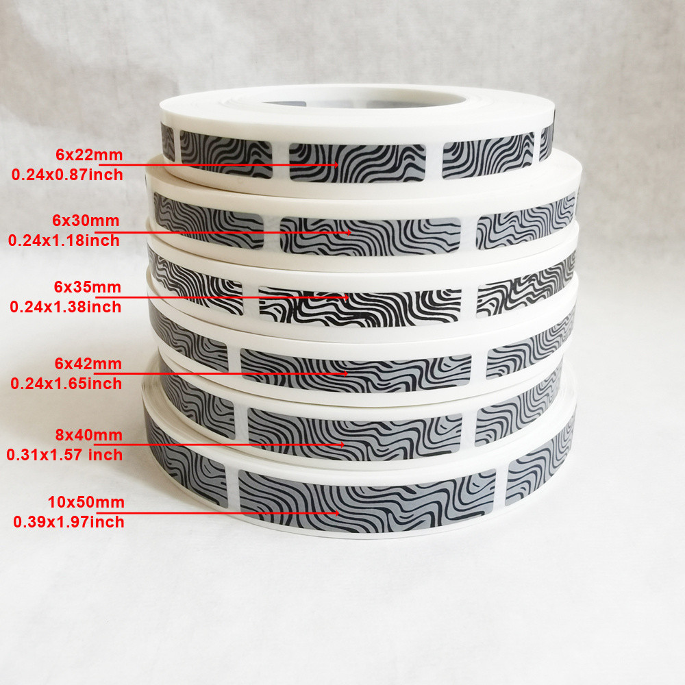 1000ชิ้น/ม้วนลายม้าลายเกาปิดสติกเกอร์รอยขีดข่วนฟิล์มสําหรับรหัสผ่านรหัสของขวัญเติมเงินการ์ด