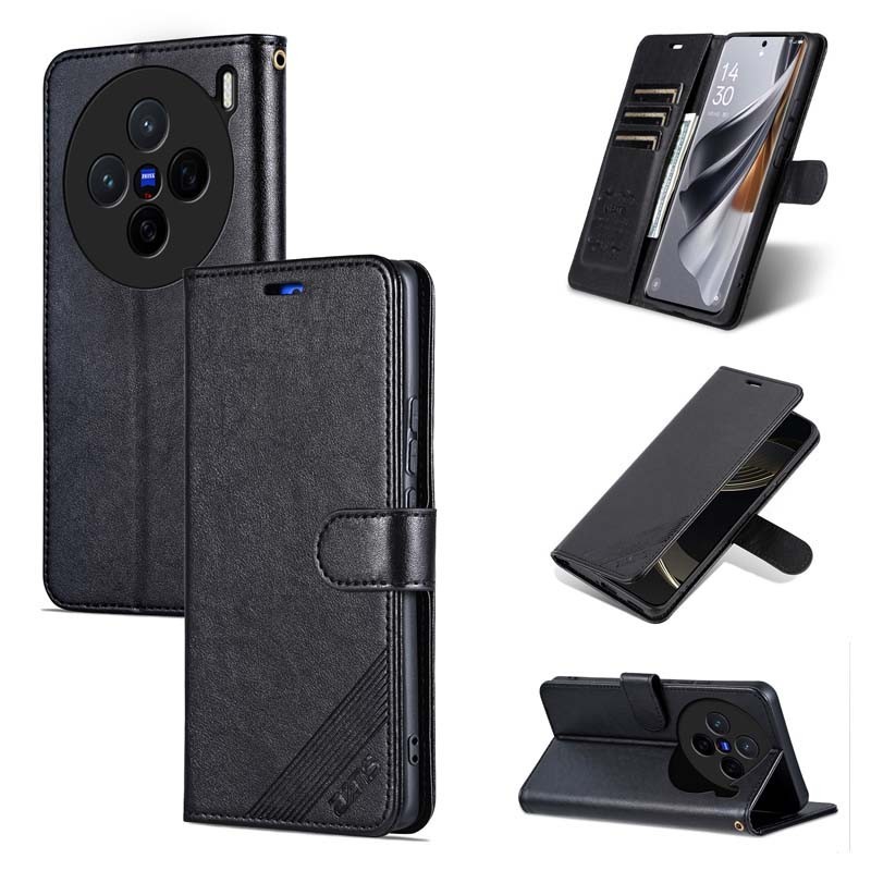 เคสแบบพับสําหรับvivo X200 Pro Mini Vivo Y300 ProฝาครอบหนังPU X200Pro X200ProMini Y300Pro soft TPU anti-Crackปลอกขาตั้งพร้อมกระเป๋า