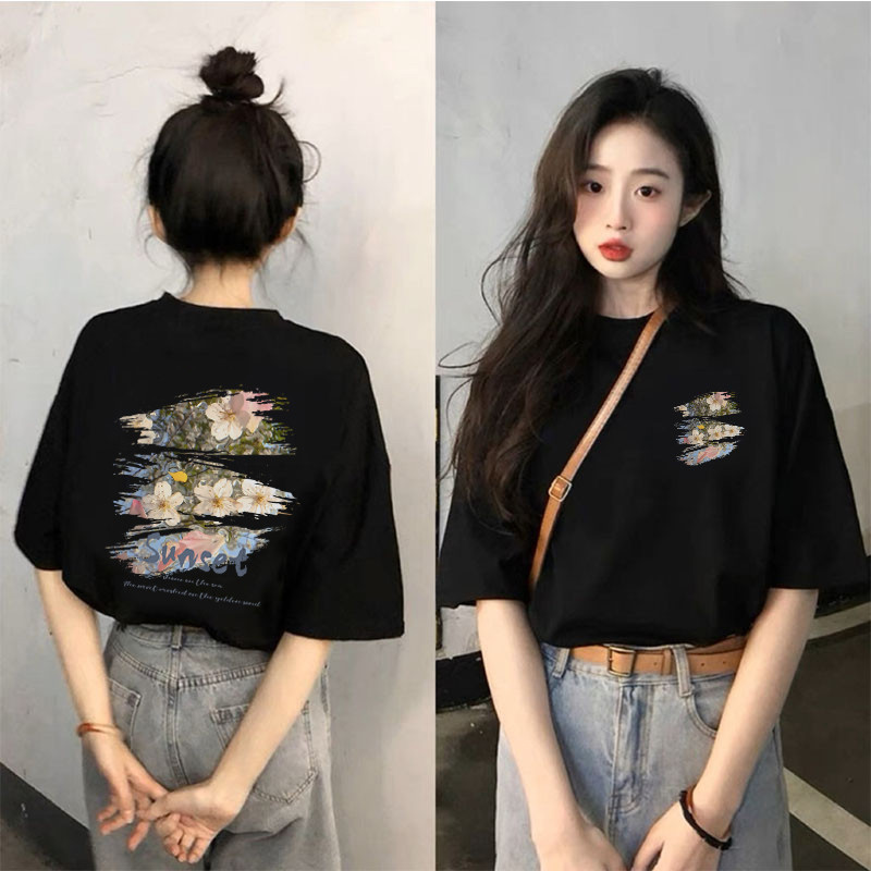 เสื้อยืดสกรีนลายวินเทจ oversize เสื้อผ้าแฟชั่นสาวอวบ เสื้อโอเวอร์ไซส์ผู้หญิง ไซส์ใหญ่  สินค้าใหม่  เนื้อผ้านิ่มๆใส่สบาย