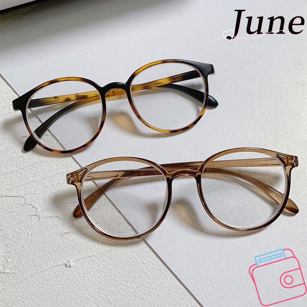 June แว่นสายตาสั้น 0 ~ - 4.0 ป้องกันรังสีผู้หญิงแฟชั่นแว่นตาแสง