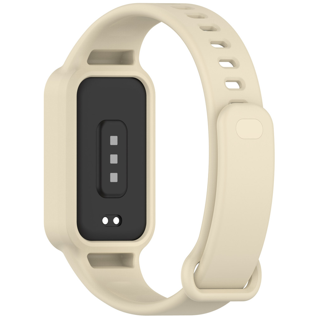 สําหรับ Redmi Band 3 สายรัดซิลิโคนสําหรับ Xiaomi Band 9 Active 12Colors สายรัดข้อมือและเคสป้องกัน