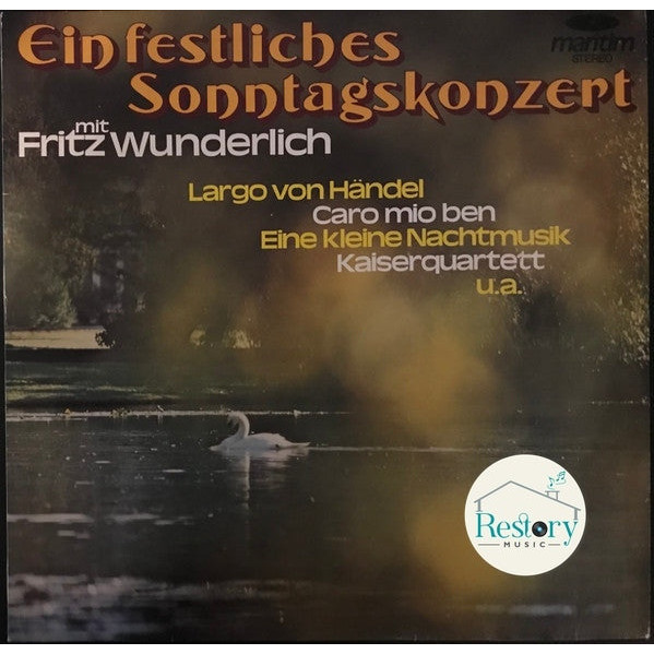 แผ่นเสียง Fritz Wunderlich - Ein Festliches Sonntagskonzert (Vinyl) (VG+)