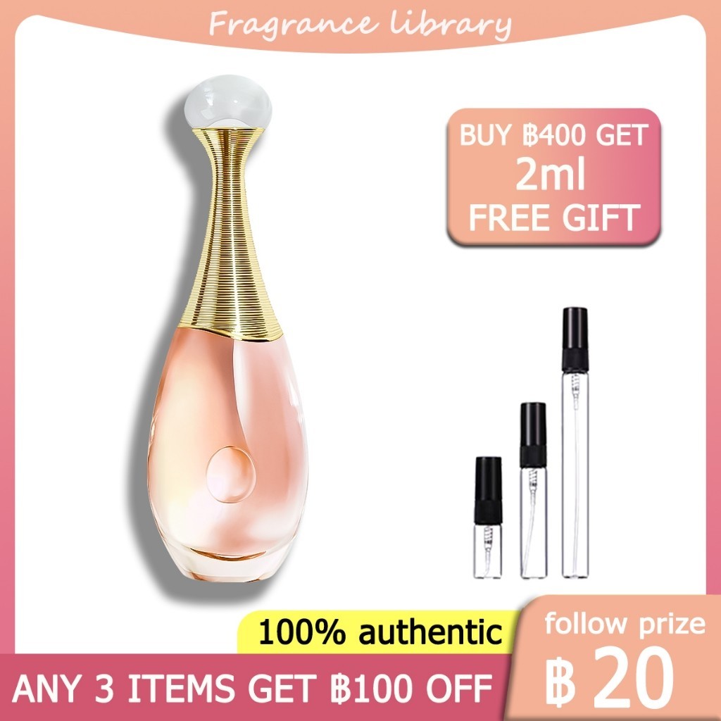 [100%ของแท้ ] J'adore Eau de Toilette EDT 2ml/5ml/10ml น้ําหอมผู้หญิง