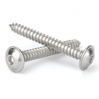 [RL] M3-M8 สกรูเกลียวปล่อยหัวแฉกหกเหลี่ยม สแตนเลส 304 ทนทาน ไม่เป็นสนิม M5 M6 Stainless Steel Hexagon Self-Tapping Screw