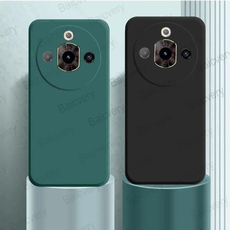 สําหรับ ZTE Nubia Focus Pro 5G สีลูกกวาดซิลิโคนอ่อนนุ่มเคสโทรศัพท์กันน้ํากันลื่น