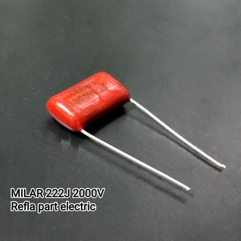 CAPACITOR 222J 2000V MYLAR 222J 2000VOLT 2KV