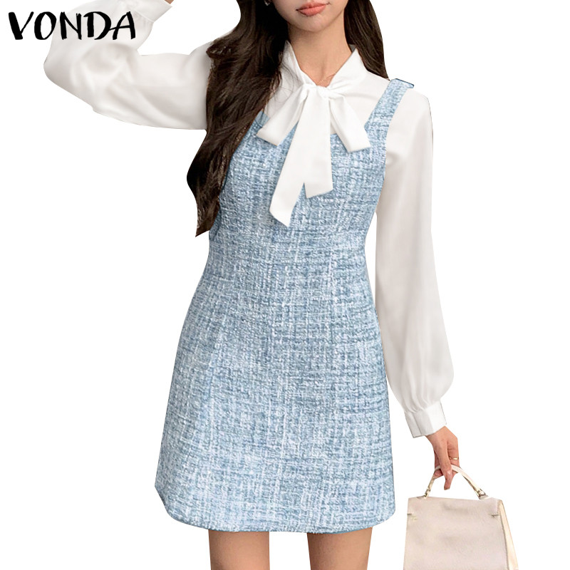 Vonda သိုင်းကြိုးချည် ဒီဇိုင်းပုံနှိပ် မိန်းကလေးပုံစံ ( ၂ ပိုင်းတစ်စုံ လိုက်ဖက် ) မီဒီယံဝတ်စုံ