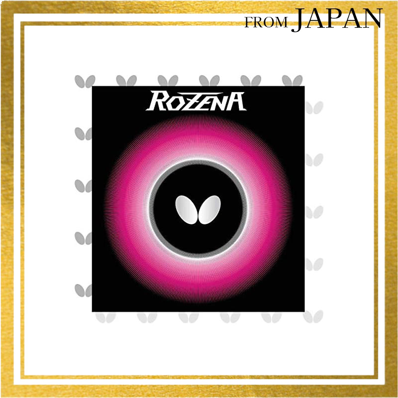 Butterfly Table Tennis Rubber Rozena 06020 Red ThickDirect from Japan
