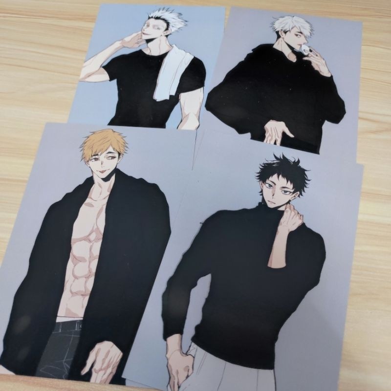 โปสการ์ดความร้อน Haikyuu Fanart