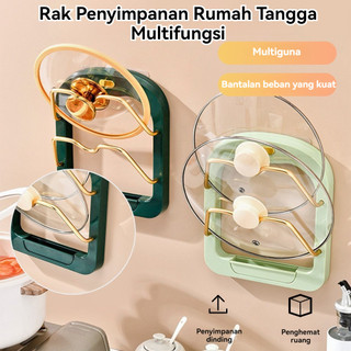 Rak Tutup Panci Gantung Besi Tebal Berkualitas Rak Dapur Tutup Panci Minimalis Estetik