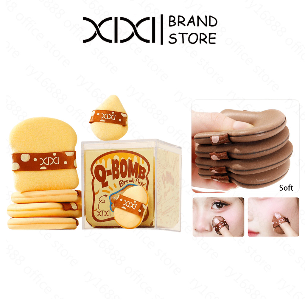 XIXI แต่งหน้าแป้งพัฟชุดนุ่มโดยไม่ต้องกินผงแห้งเปียกใช้คู่มูลนิธิฟองน้ําเครื่องสําอางเครื่องมือ GJ-140