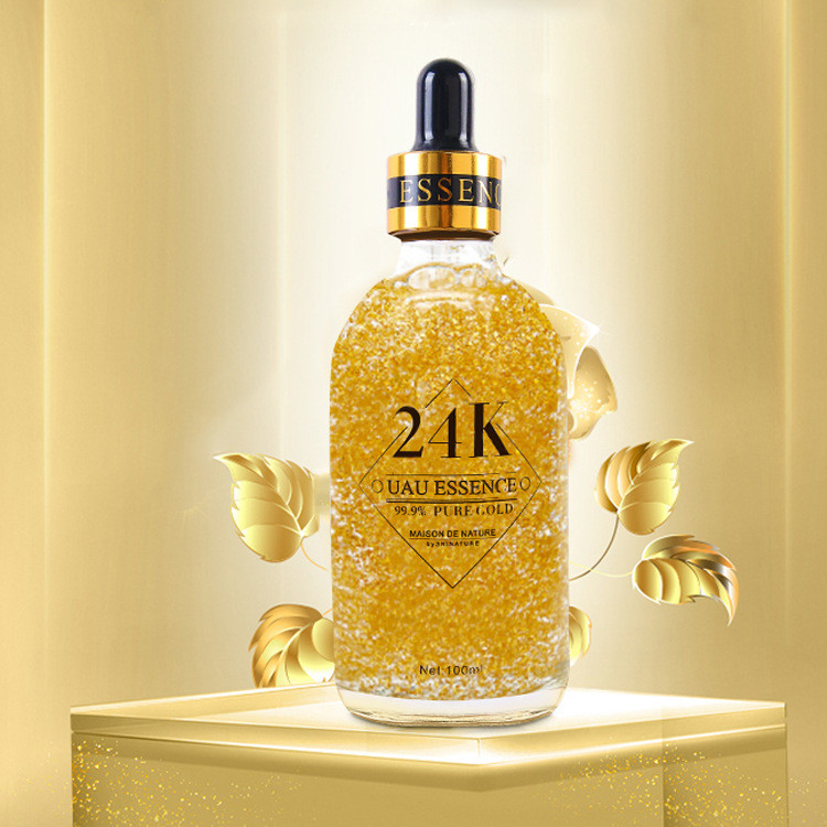 บูติกที่ต้องการ # เอสเซ้นส์ฟอยล์สีทอง uau24 K ของแท้ให้ความชุ่มชื้นยกกระชับและซ่อมแซม100gday