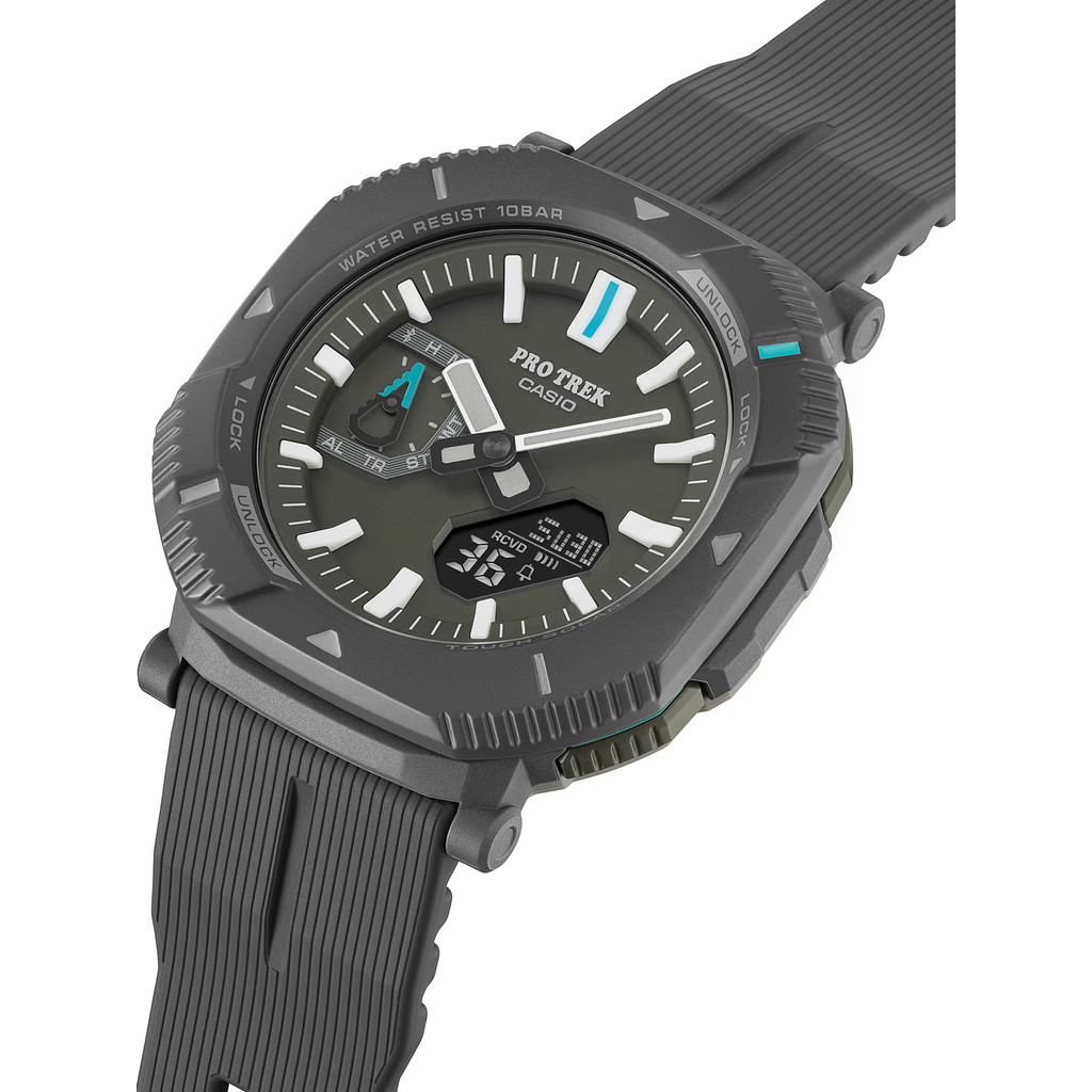 Jdm นาฬิกาใหม่ ★ ญี่ปุ่นซื้อ Casio Quartz Movement นาฬิกาข้อมือผู้ชายกันน้ำ100M PRJ-B001-1JF วางจำหน