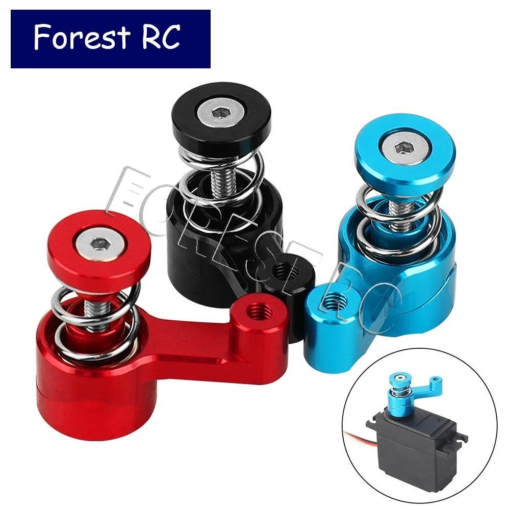 21t อลูมิเนียม Servo Saver Assembly Servo Arms ชุดสําหรับ MJX 14210 14209 14702B รถบรรทุกมอนสเตอร์ RC รถโลหะอะไหล่อัพเกรด