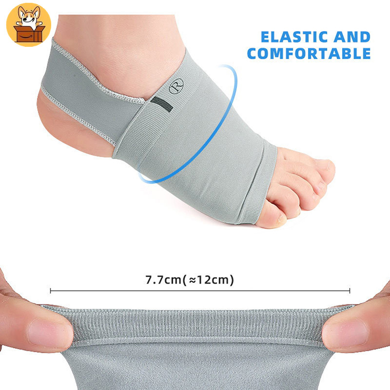 Am-az1 คู่ Arch Support Insoles, Orthopedic Correction Bandage Pads สําหรับเท้าแบน