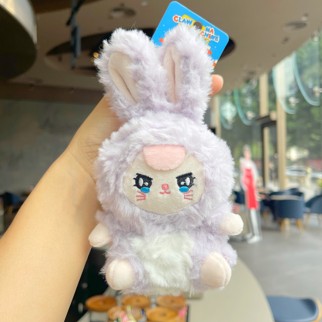 ตุ๊กตาน่ารักการ์ตูนกระต่ายพวงกุญแจจี้กระเป๋านักเรียน