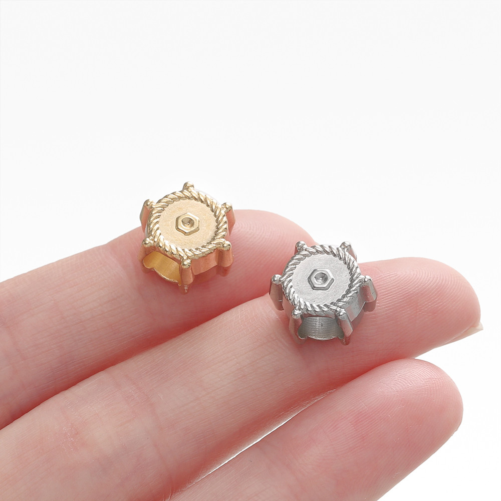 St. kunkka 5 ชิ้นCCB ลูกปัดหลุมขนาดใหญ่ผสม Star ดอกไม้ Spacer ลูกปัดสําหรับ DIY สร้อยข้อมือสร้อยคอทํา - รูปที่ 6