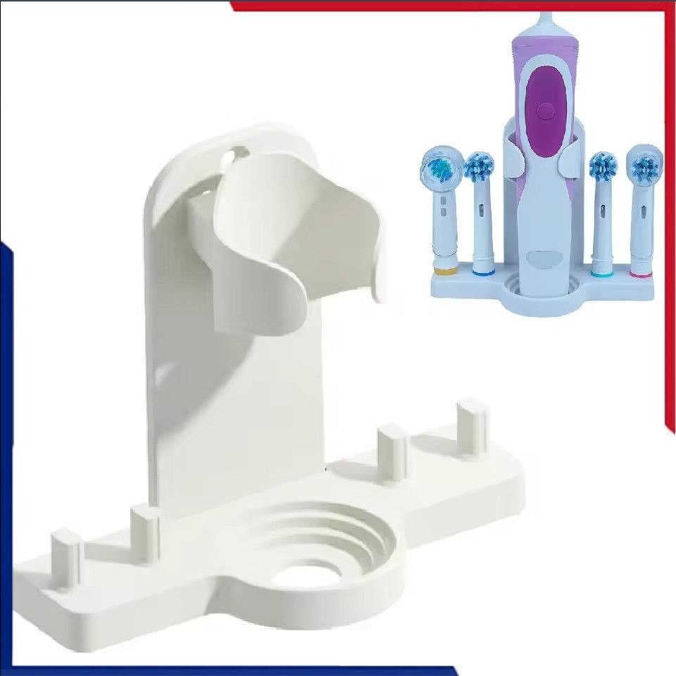 ผู้ถือแปรงสีฟันไฟฟ้าติดผนังหัวแปรงฟัน Rack Organizer สําหรับ Oral B สําหรับห้องน้ํา