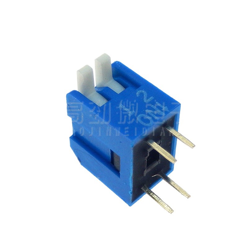 1 0p cs Dial Switch ปลั๊กข้าง 2. 5 4 Pitch 2 P 2-Bit Toggle Switch Key ประเภทด้านข้าง Dial Blue Feet