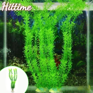 Hittime 30 ซม.จําลองพืชประดิษฐ์ Aquarium Decor หญ้าน้ําวัชพืชเครื่องประดับพืชถังปลา Aquarium หญ้าอุปกรณ์ตกแต่ง G8Y9