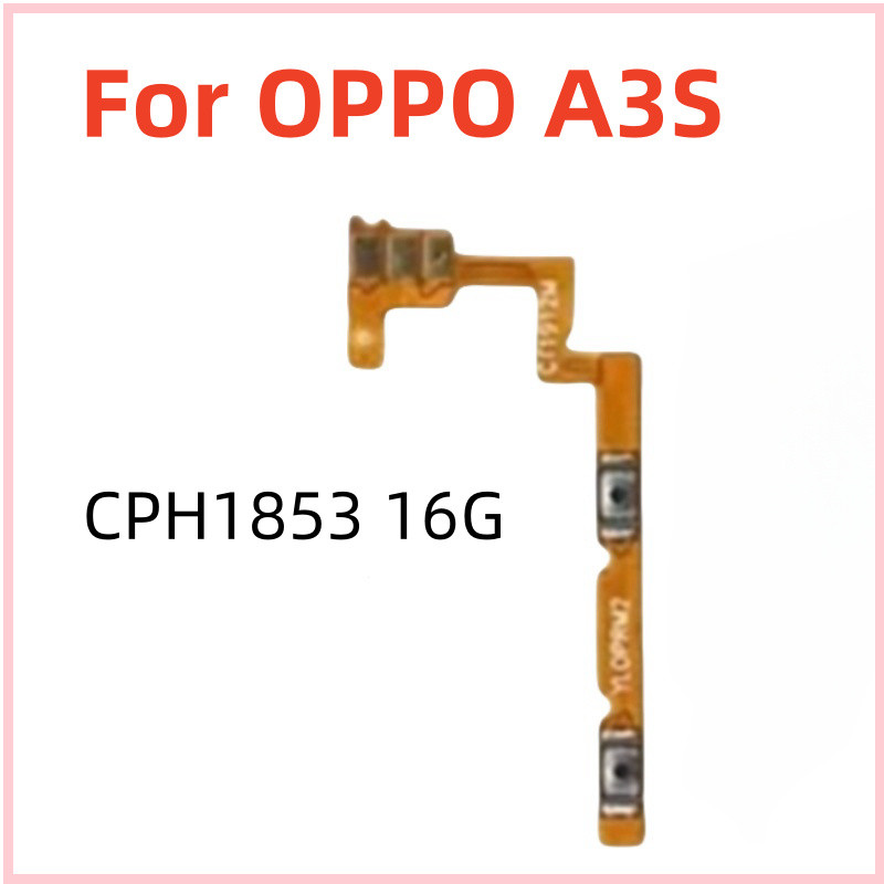 สําหรับ OPPO A3S A5 CPH1803 CPH1853 ปริมาณด้านข้างปุ่ม Flex Cable Keys - รูปที่ 3