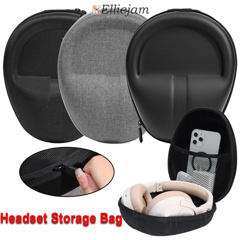 Elliejam Carrying , Cover Dust Headset Storage Bag, Universal Portable Hard EVA Headphone Bluetooth Headphone Bag
